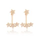 Star 925 Sterling Silver Earrings Made in Turkey - Sade 925 Silver Jewelry
