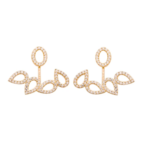 Turkish Ear Jackt 925 Sterling Silver Earrings