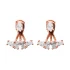 Turkish Clear CZ Pear Shape Sterling Silver Earrings