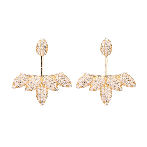 Made in Turkey Ear Jackt 925 Sterling Silver Earrings