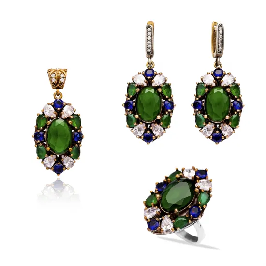 Authentic Handcrafted Wholesale Turkish Silver Set Authentic Handcrafted Wholesale Turkish Silver Set