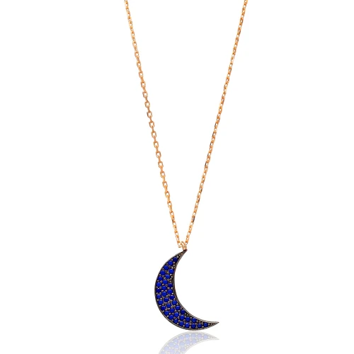 Made in Turkey Moon 925 Sterling Silver Pendant