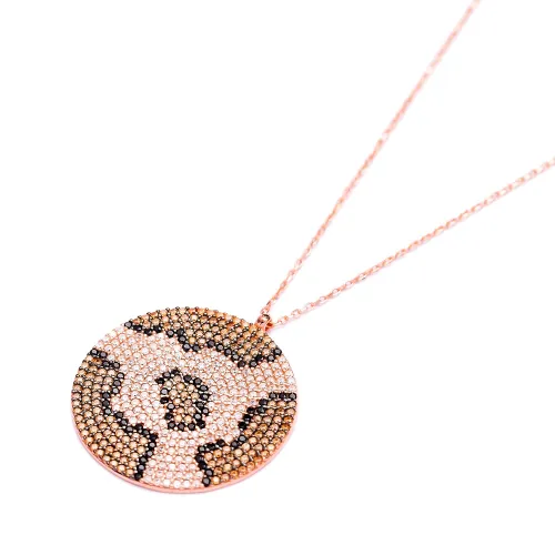 Leopard 925 Sterling Silver Pendant Made in Turkey