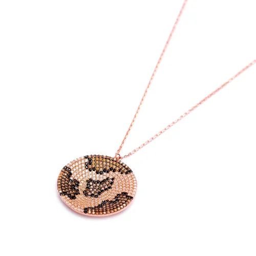 Turkish 925 Sterling Silver Leopard Pendant