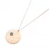 Turkish 925 Sterling Silver Hammered Pendant