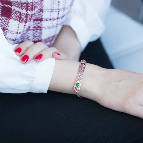 Made in Turkey Hammered Sterling Silver Bracelet