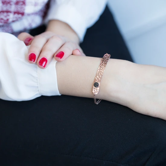 Turkish Hammered Sterling Silver Bracelet Turkish Hammered Sterling Silver Bracelet
