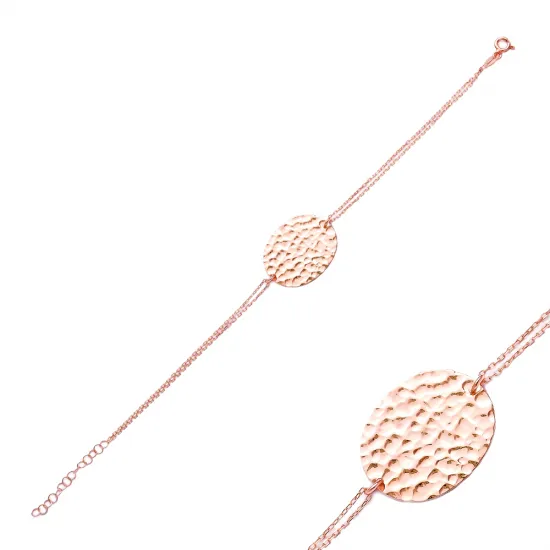 Turkish Hammered Bracelet in Sterling Silver