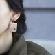 Turkish Dainty Hammered Earrings in Sterling Silver Turkish Dainty Hammered Earrings in Sterling Silver