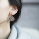Turkish Dainty Hammered 925 Silver Earrings Turkish Dainty Hammered 925 Silver Earrings