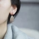 Made in Turkey Dainty Hammered Silver Earrings Made in Turkey Dainty Hammered Silver Earrings