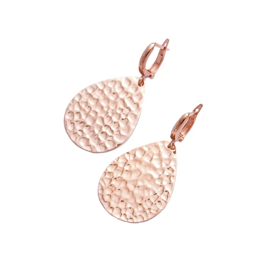 Made in Turkey Dainty Hammered Silver Earrings Made in Turkey Dainty Hammered Silver Earrings