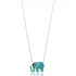 Turkish Nano Turquoise Elephant 925 Silver Pendant