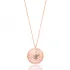 Round 925 Sterling Silver Pendant Made in Turkey