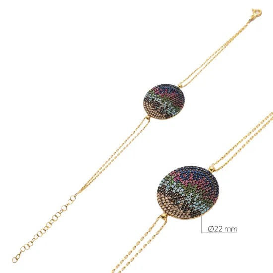 Turkish Bent Round 925 Sterling Silver Bracelet Turkish Bent Round 925 Sterling Silver Bracelet
