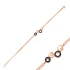 Turkish 925 Sterling Silver Four Circle Bracelet