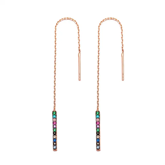 Turkish Ear Thread Chain Earrin 925 Silver Earrings Turkish Ear Thread Chain Earrin 925 Silver Earrings