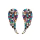 Turkish Mix Angel Wing 925 Sterling Silver Earrings Turkish Mix Angel Wing 925 Sterling Silver Earrings