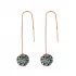 Turkish Mix Round Thread 925 Sterling Silver Earrings