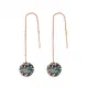 Turkish Mix Round Thread 925 Sterling Silver Earrings Turkish Mix Round Thread 925 Sterling Silver Earrings