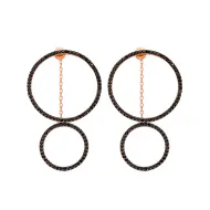 Circle Dangle Earring Wholesale Turkish Sterling Silver Earring