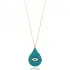 Evil Eye Pear Pendant Turkish Wholesale Sterling Silver Jewelry