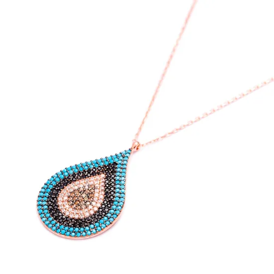 Evil Eye Teardrop Pendant Turkish Wholesale Sterling Silver Jewelry Evil Eye Teardrop Pendant Turkish Wholesale Sterling Silver Jewelry