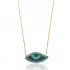 Eye 925 Sterling Silver Pendant Made in Turkey