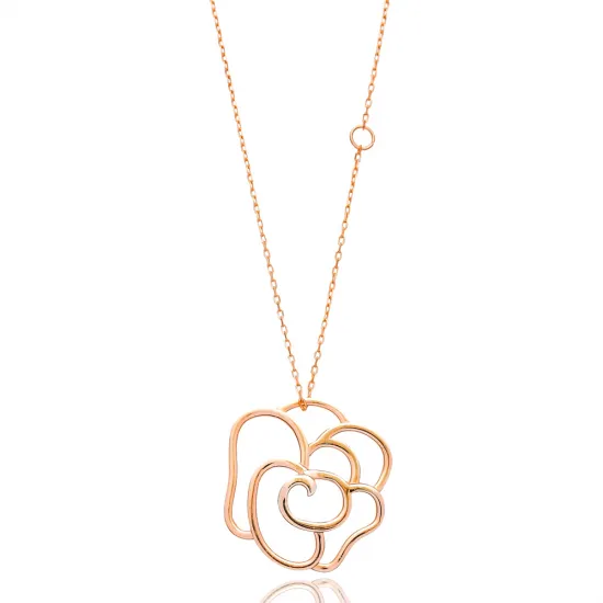 Turkish Rose Flower 925 Sterling Silver Pendant Turkish Rose Flower 925 Sterling Silver Pendant