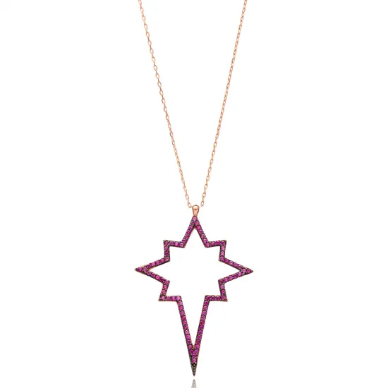 Pole Star Pendant In Turkish Wholesale 925 Sterling Silver Pole Star Pendant In Turkish Wholesale 925 Sterling Silver