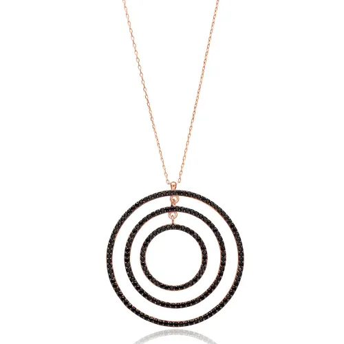 Made in Turkey Open Circle Sterling Silver Pendant