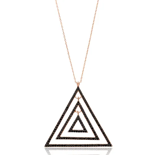 Turkish Open Triangle Sterling Silver Pendant