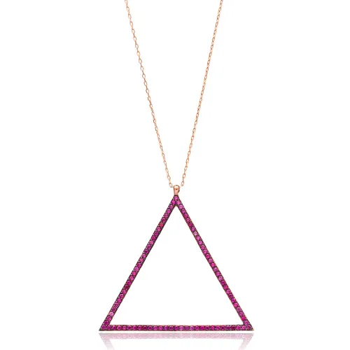 Turkish Open Triangle 925 Sterling Silver Pendant