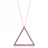Turkish Open Triangle 925 Sterling Silver Pendant