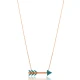 Turkish Nano Turquoise Arrow Sterling Silver Necklace Turkish Nano Turquoise Arrow Sterling Silver Necklace