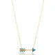 Turkish Nano Turquoise Arrow Sterling Silver Necklace Turkish Nano Turquoise Arrow Sterling Silver Necklace