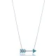 Turkish Nano Turquoise Arrow Sterling Silver Necklace Turkish Nano Turquoise Arrow Sterling Silver Necklace