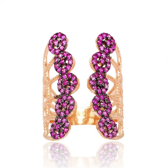 Turkish Amethyst Adjustable 925 Sterling Silver Ring