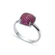 Made in Turkey Cushion Shape 925 Sterling Silver Ring Made in Turkey Cushion Shape 925 Sterling Silver Ring