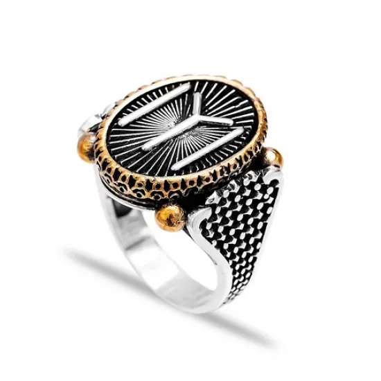 Turkish Handmade Signet Men 925 Sterling Silver Ring Turkish Handmade Signet Men 925 Sterling Silver Ring