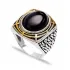 Turkish Handmade Onyx Men 925 Sterling Silver Ring
