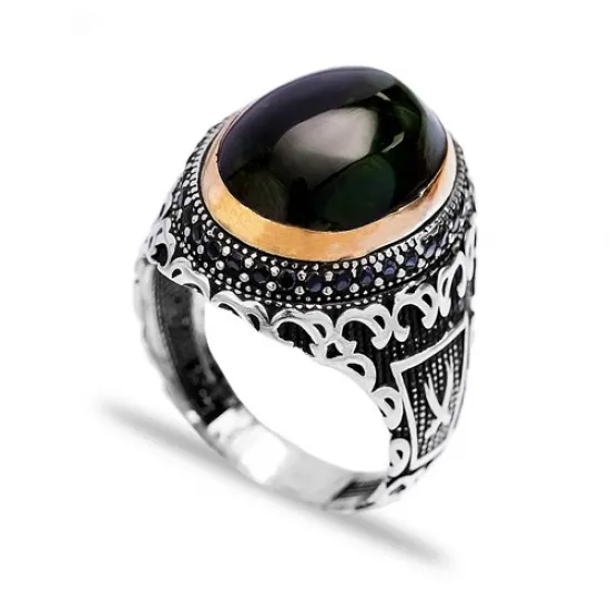Onyx Authentic Men Ring Wholesale Handmade 925 Sterling Silver Onyx Authentic Men Ring Wholesale Handmade 925 Sterling Silver