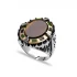 Turkish Agate Men Ring in 925 Sterling Silver