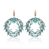 Turkish Ivy Round 925 Sterling Silver Earrings
