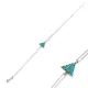Triangle Design Geometric Shape Bracelet Turquoise Sterling Silver Jewelry Triangle Design Geometric Shape Bracelet Turquoise Sterling Silver Jewelry