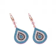 Evil Eye Earrings Turkish Wholesale 925 Sterling Silver Earring