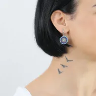 Evil Eye Sterling Silver Earrings Wholesale