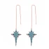 Micro Turquoise Sterling Silver Earrings Wholesale