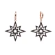 Turkish Sterling Silver Pole Star Earrings Turkish Sterling Silver Pole Star Earrings