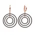 Turkish Handmade Round Dangle 925 Silver Earrings